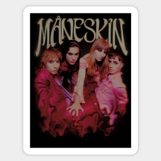 måneskin / i wanna be your slave / teatro d'ira - ver. 1 - maneskin Sticker